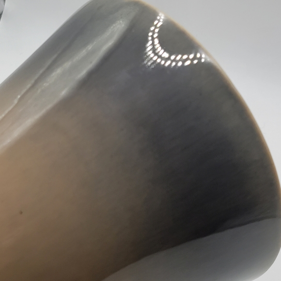 VTG Royal Haeger Footed Vase | 9" | Creamy Beige & Bluish Gray | Pottery - Picture 2 of 13